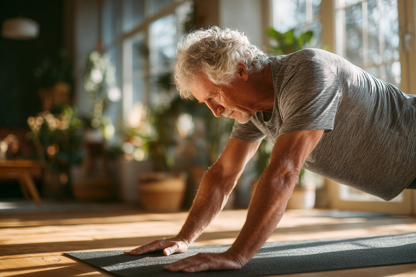 Затишна йога-студія з м'яким освітленням